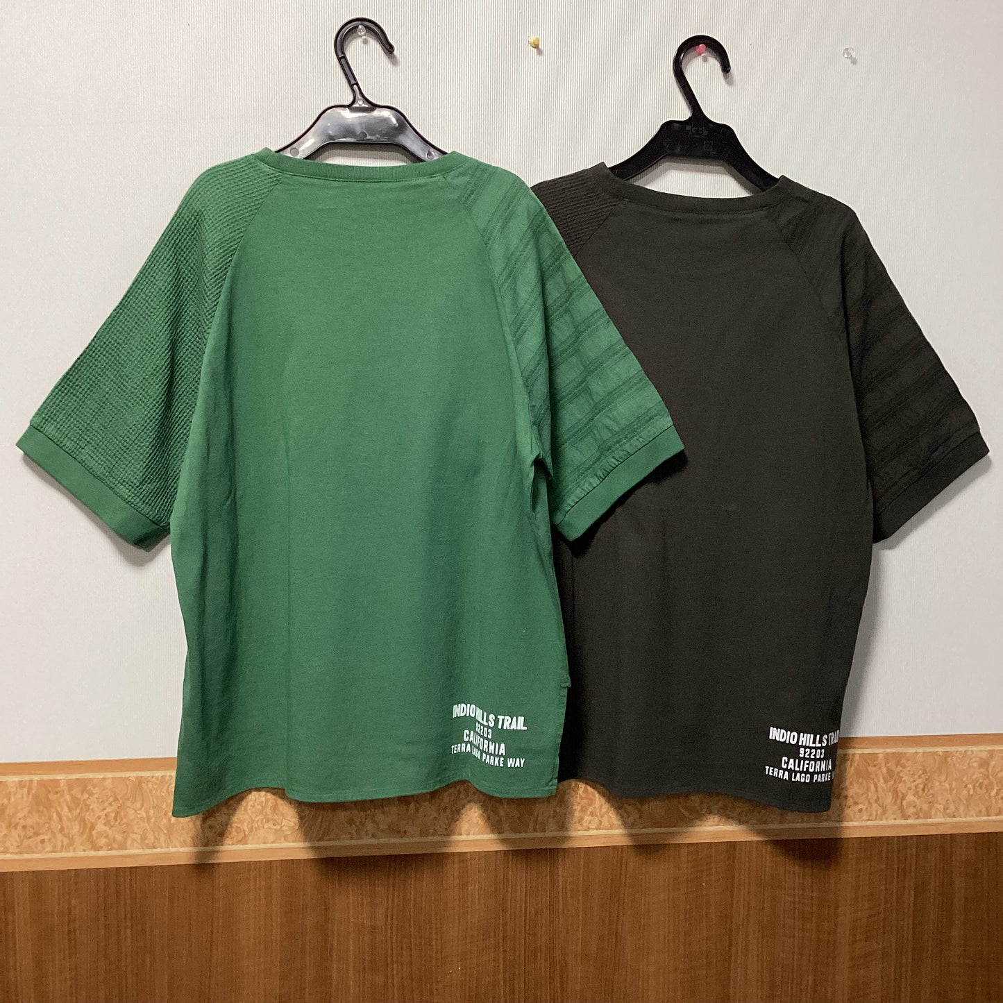 Lime.Inc 袖切替プリントTシャツ