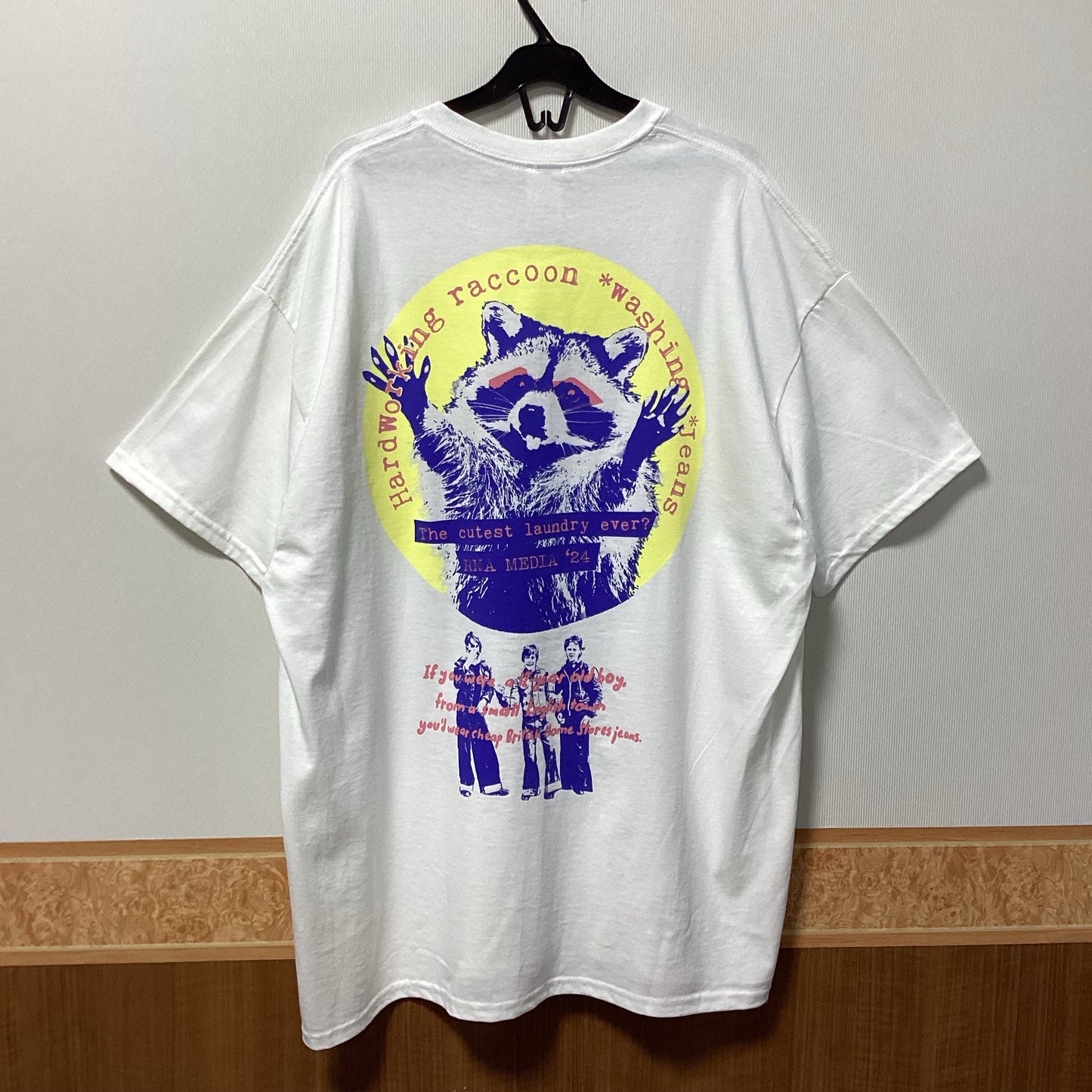 RNA 綿100%プリントチュニックTシャツ