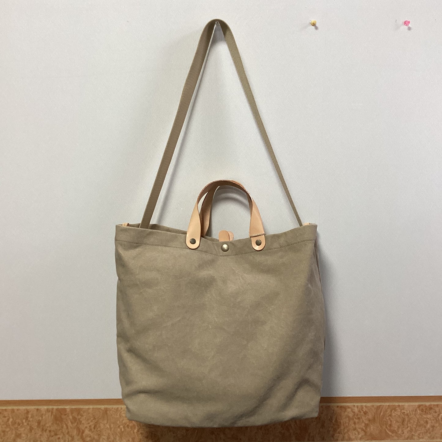 C’omodo +plust 日本製2wayショルダートートバッグ