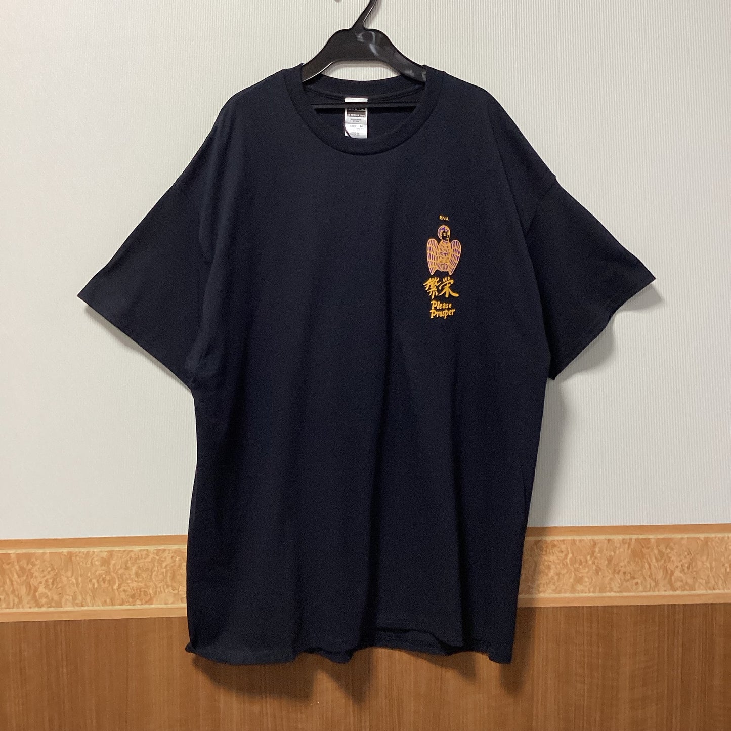 RNA 綿100%プリントチュニックTシャツ