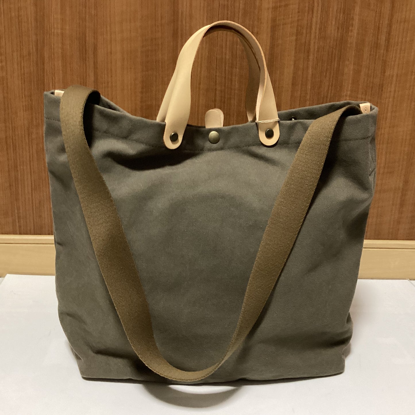 C’omodo +plust 日本製2wayショルダートートバッグ