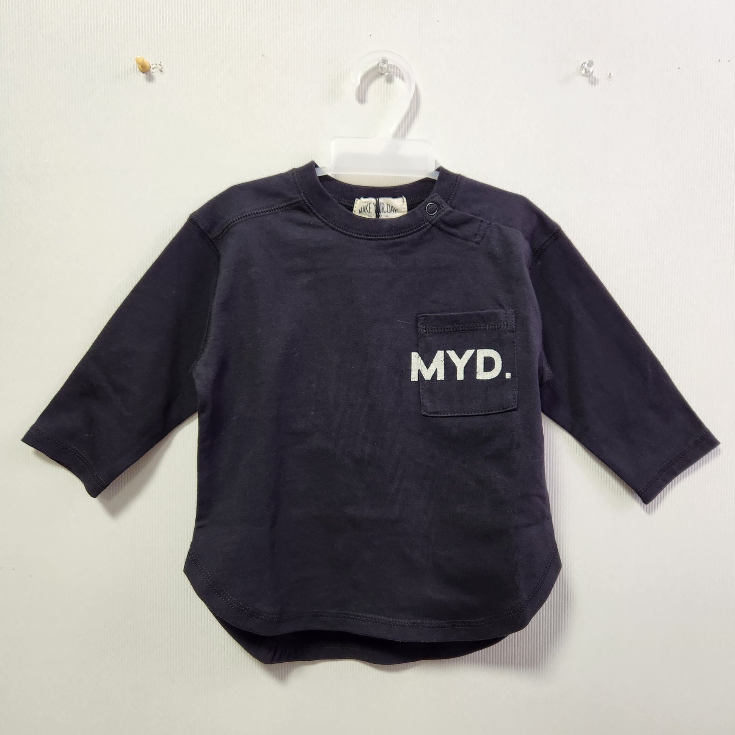 MAKE YOUR DAY 長袖ﾎﾟｹｯﾄTｼｬﾂ