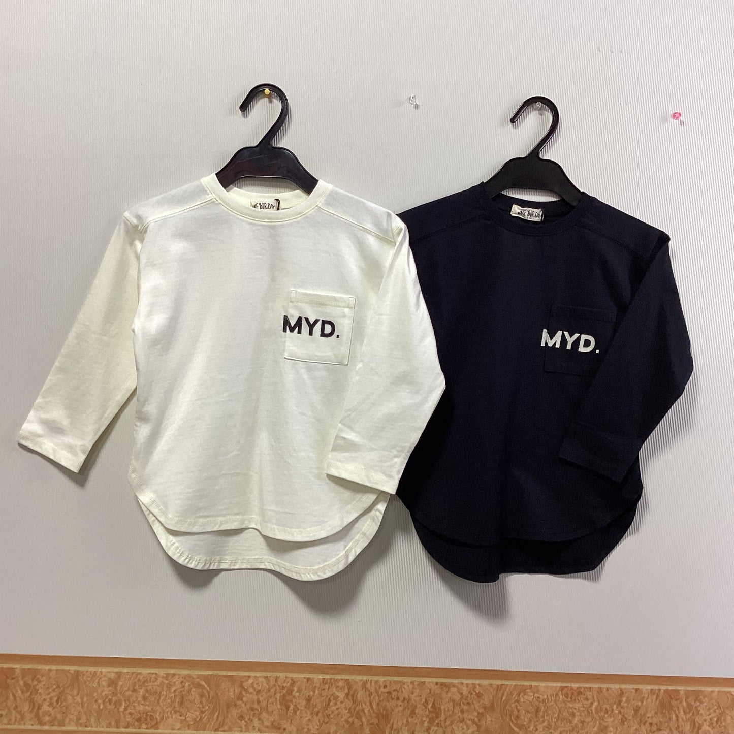 MAKE YOUR DAY 長袖ﾎﾟｹｯﾄTｼｬﾂ