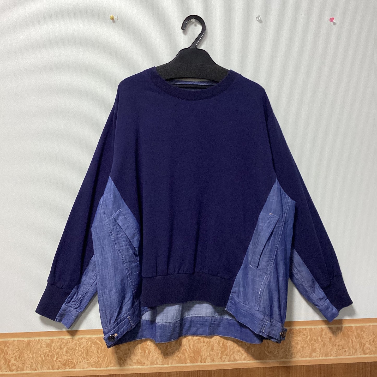 ATELIER SIX 異素材切替プルオーバー