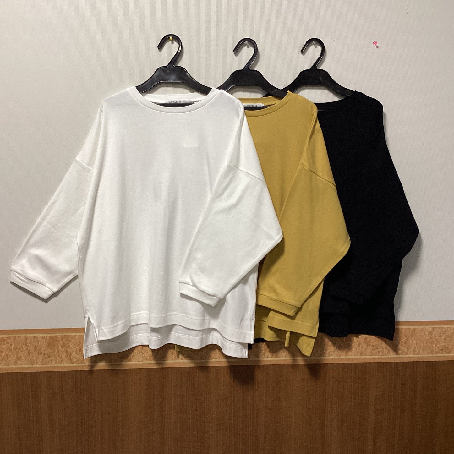 SUN VALLEY 綿100%ワイドプルオーバー