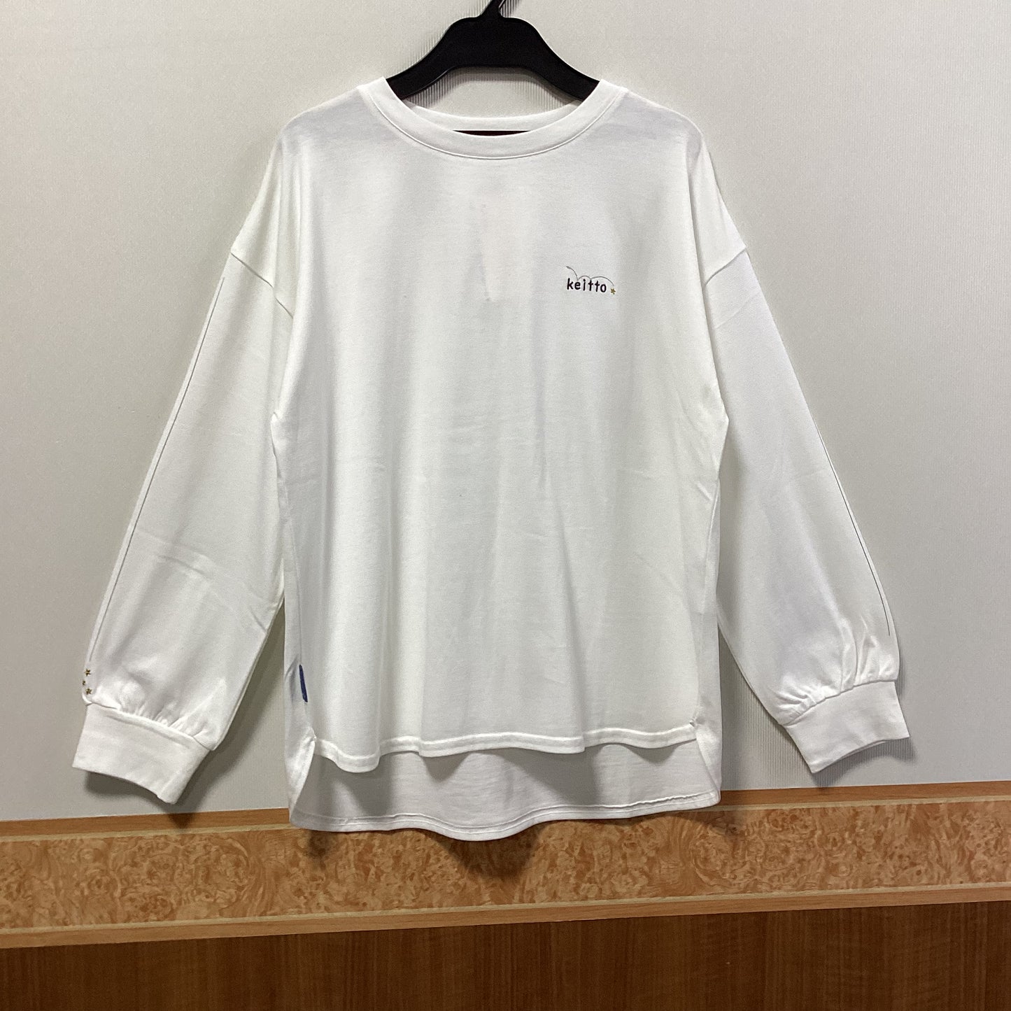 Keitto 流れ星ﾗｲﾝ袖ﾌﾟﾘﾝﾄPO