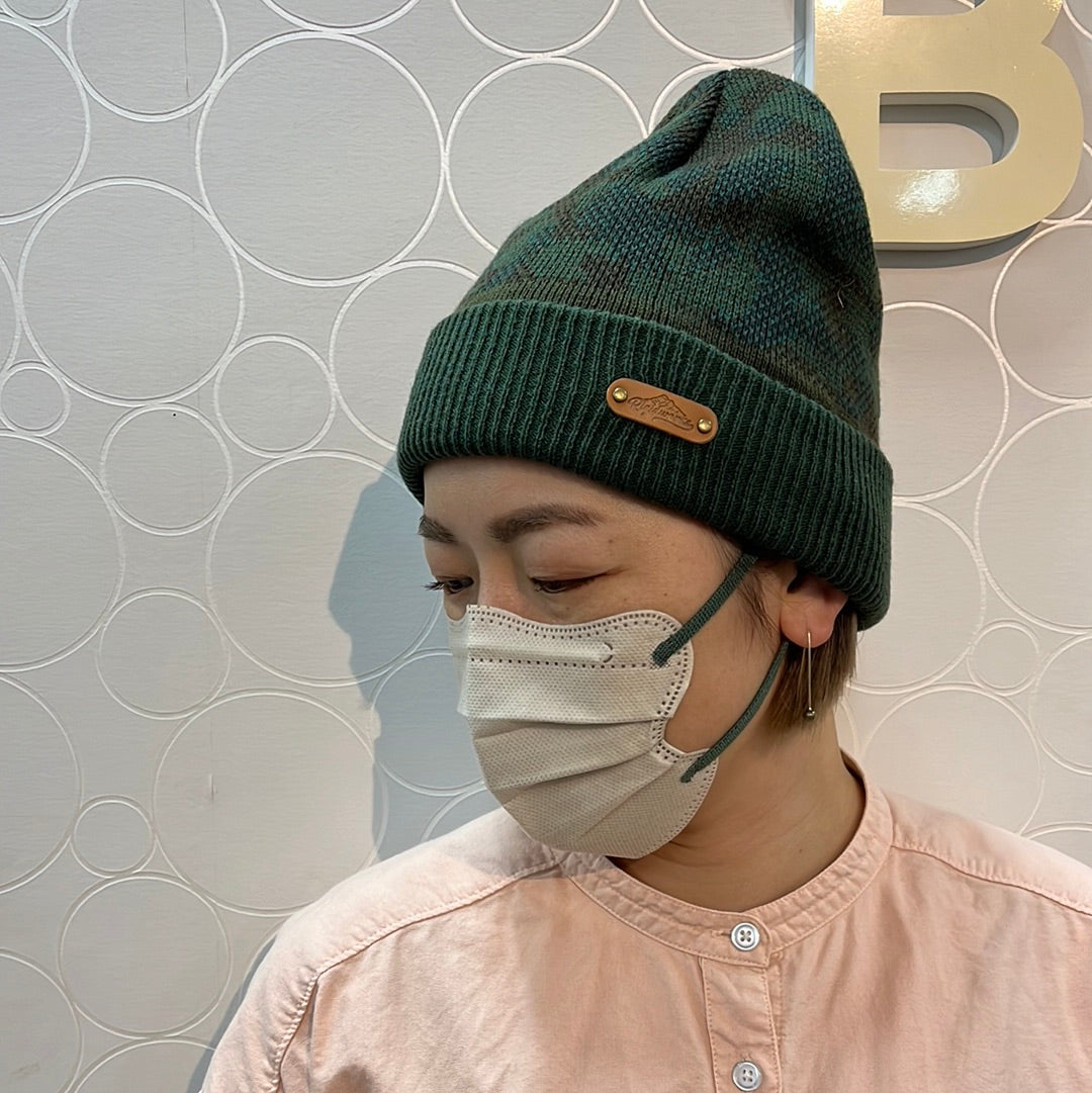 SENSEOFGRASE 迷彩柄ニット帽