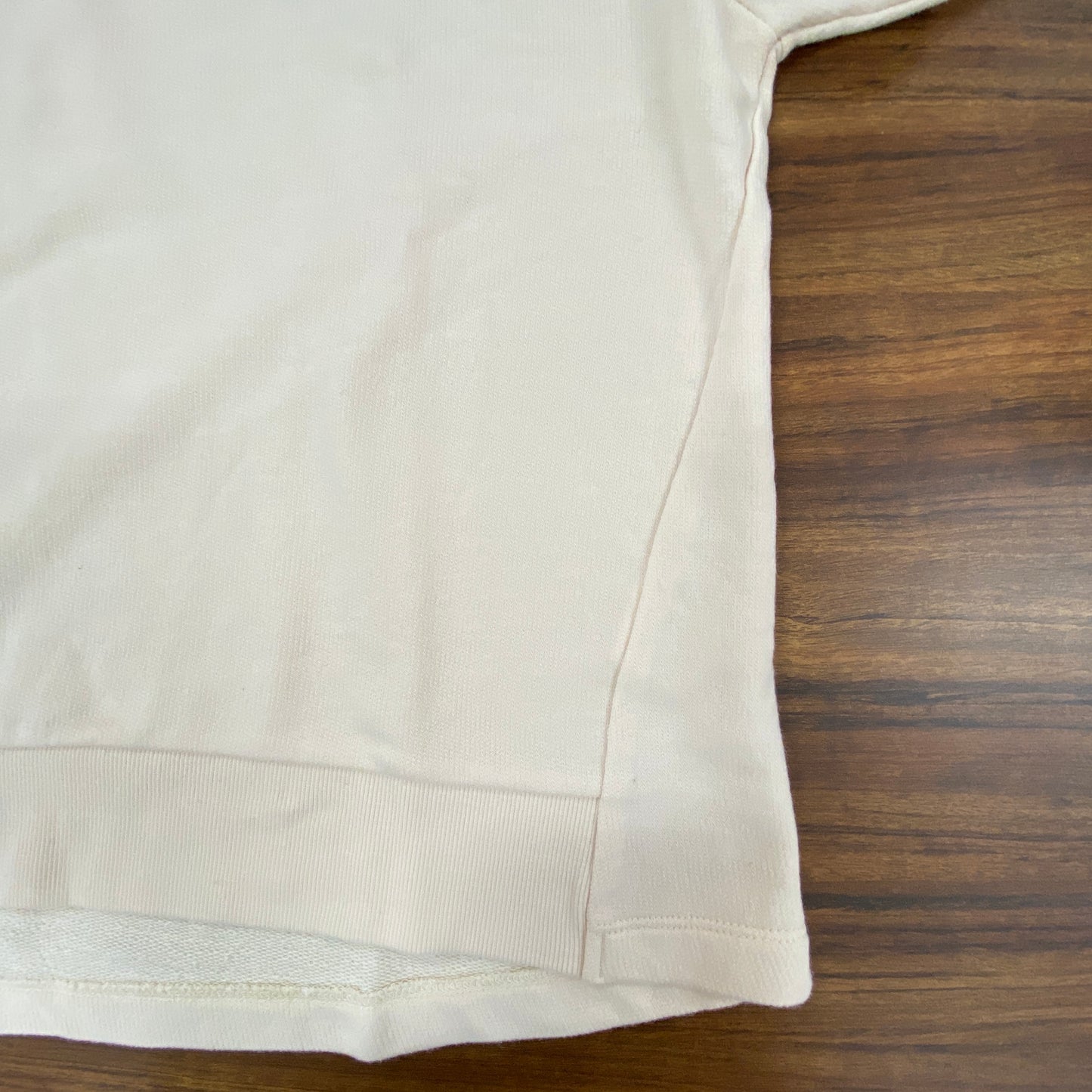 Cafetty®綿100%デザインヘムハイネック