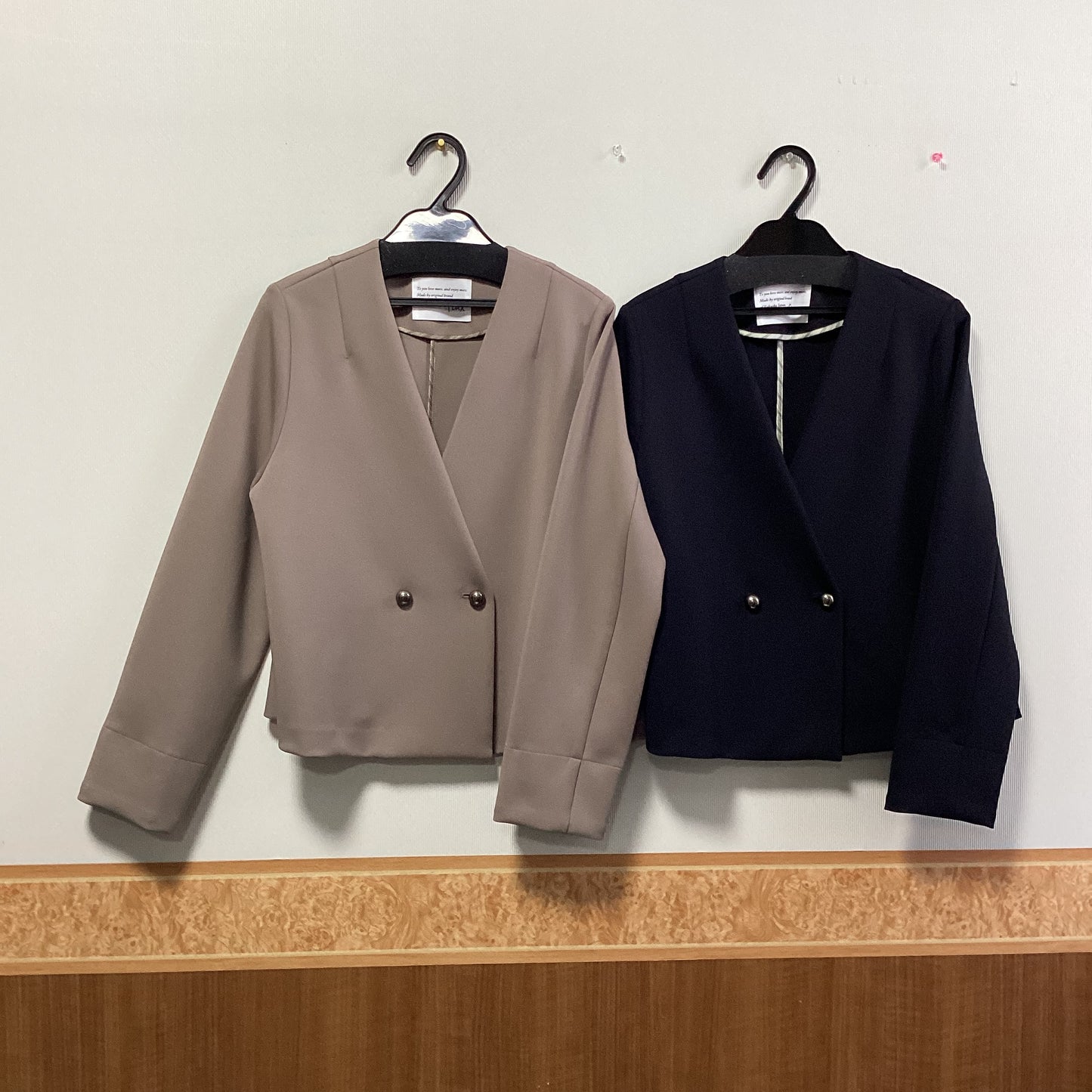 flux 日本製ノーカラージャケット