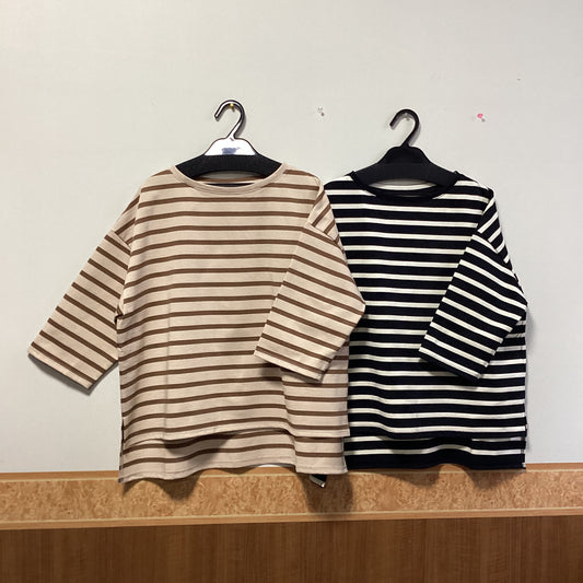 Bｰchad 日本製綿100%ボーダーカットソー