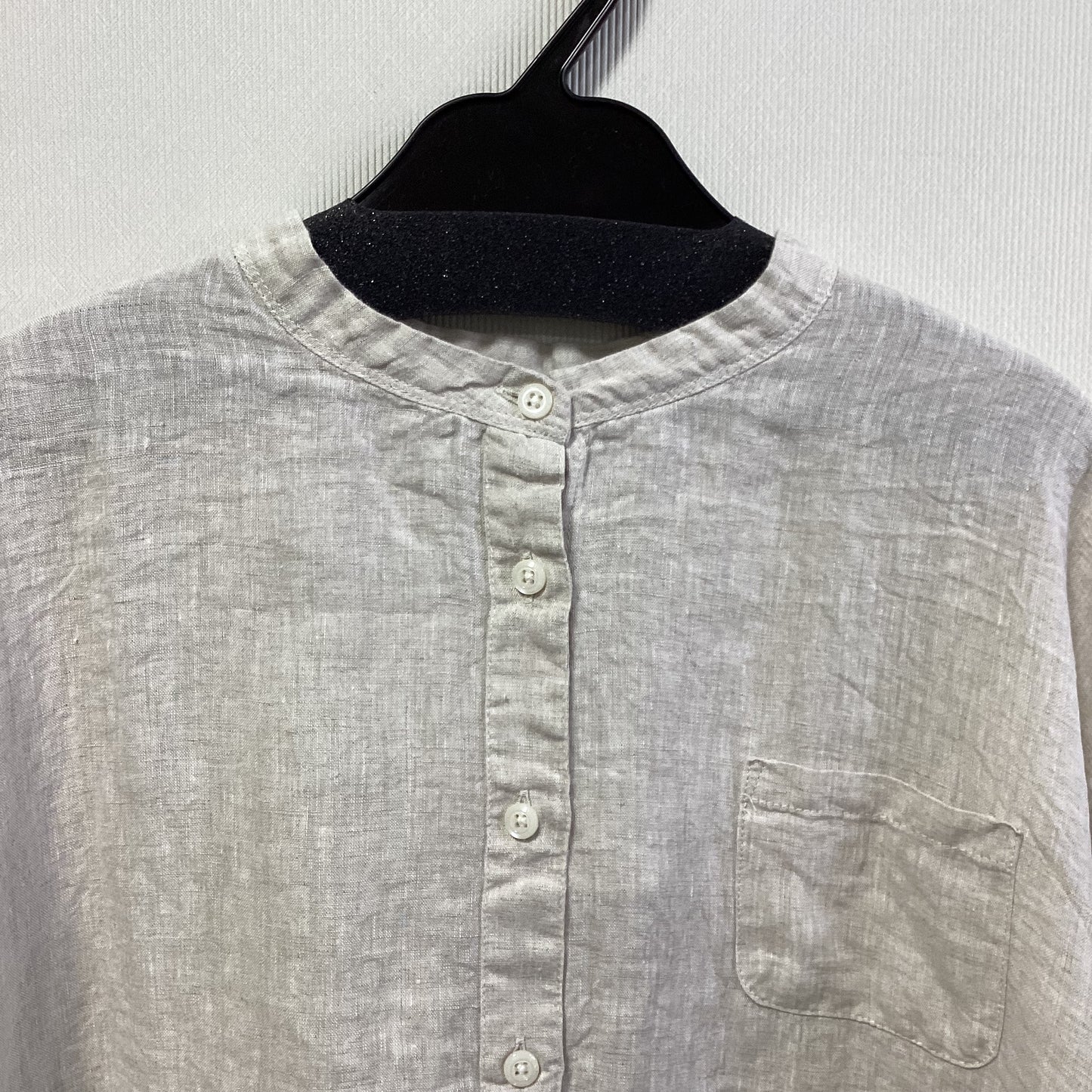 SUN VALLEY 日本製品染め麻100%長袖ｼｬﾂ