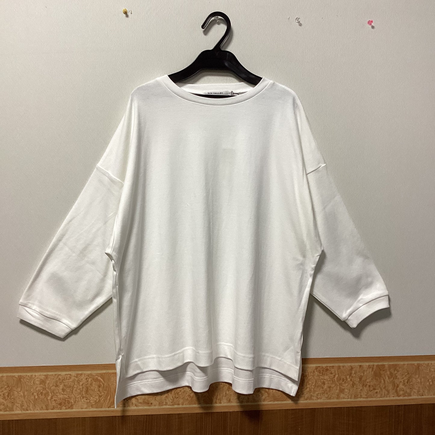 SUN VALLEY 綿100%ワイドプルオーバー