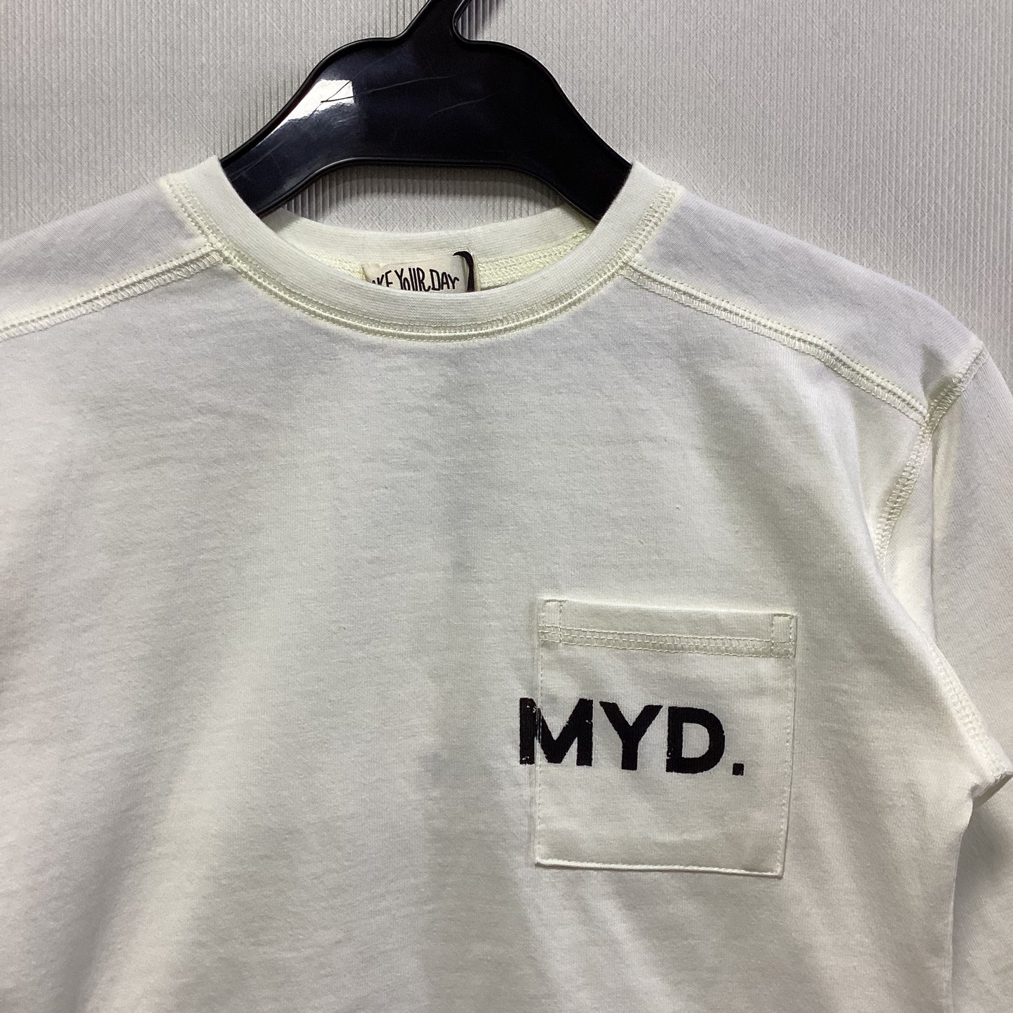 MAKE YOUR DAY 長袖ﾎﾟｹｯﾄTｼｬﾂ