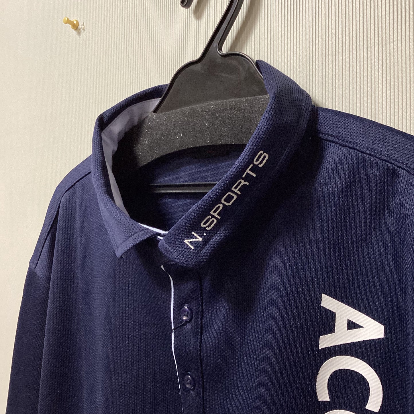 NICOLE SPORTS 蓄熱保温•UVｶｯﾄ長袖ﾎﾟﾛｼｬﾂ