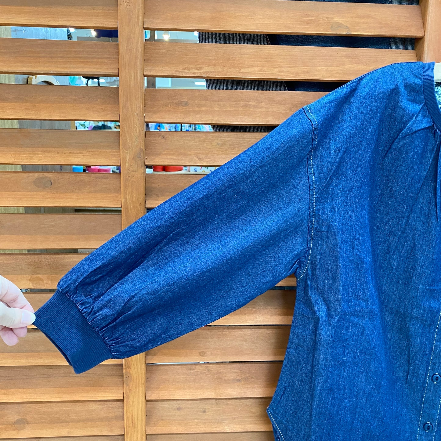 NORTHERN TRUCK 綿100%七分袖デニムシャツ