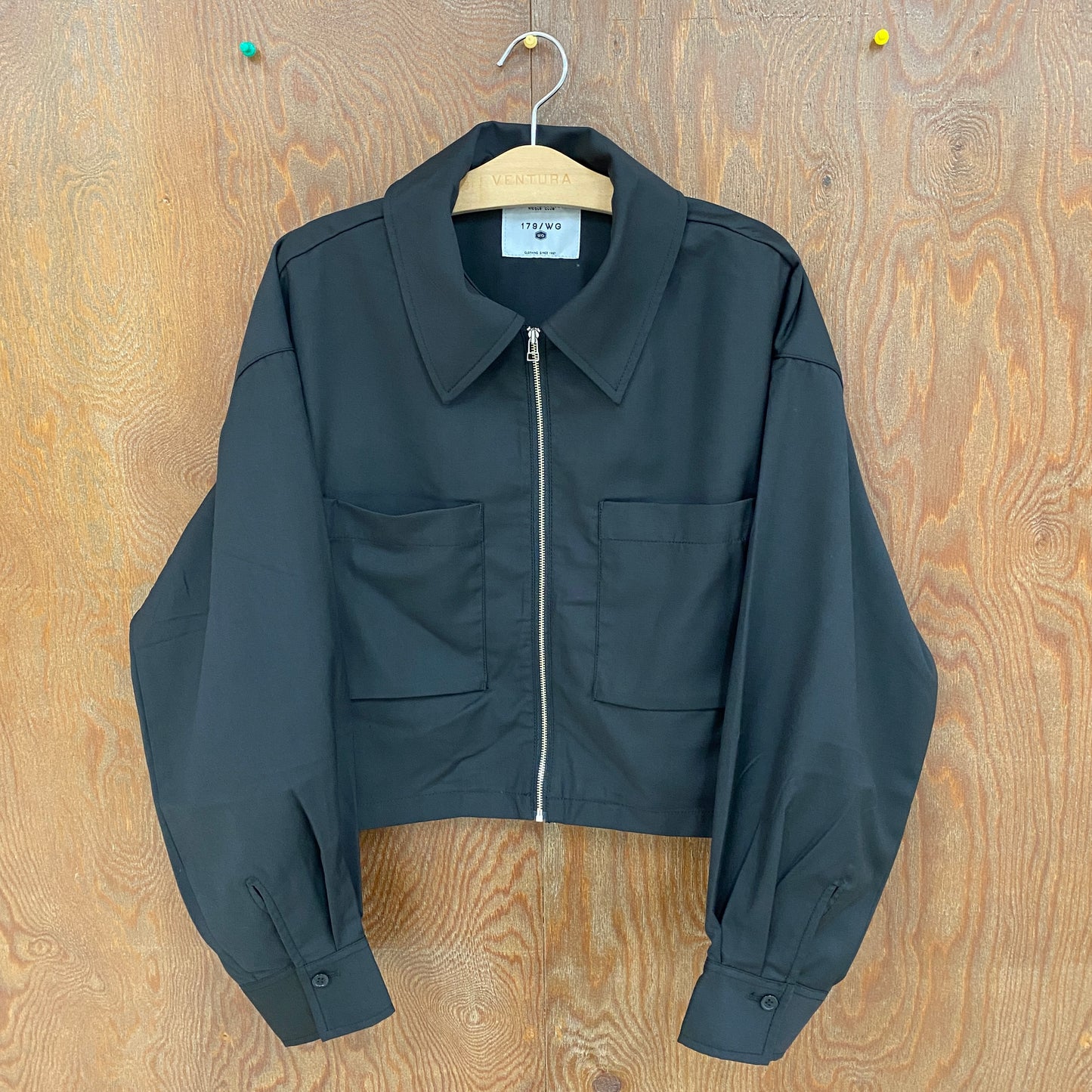 179/WG フラットカラーショートジャケット