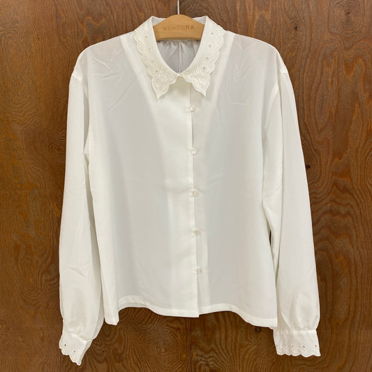 179/WG 衿デザイン長袖ブラウス