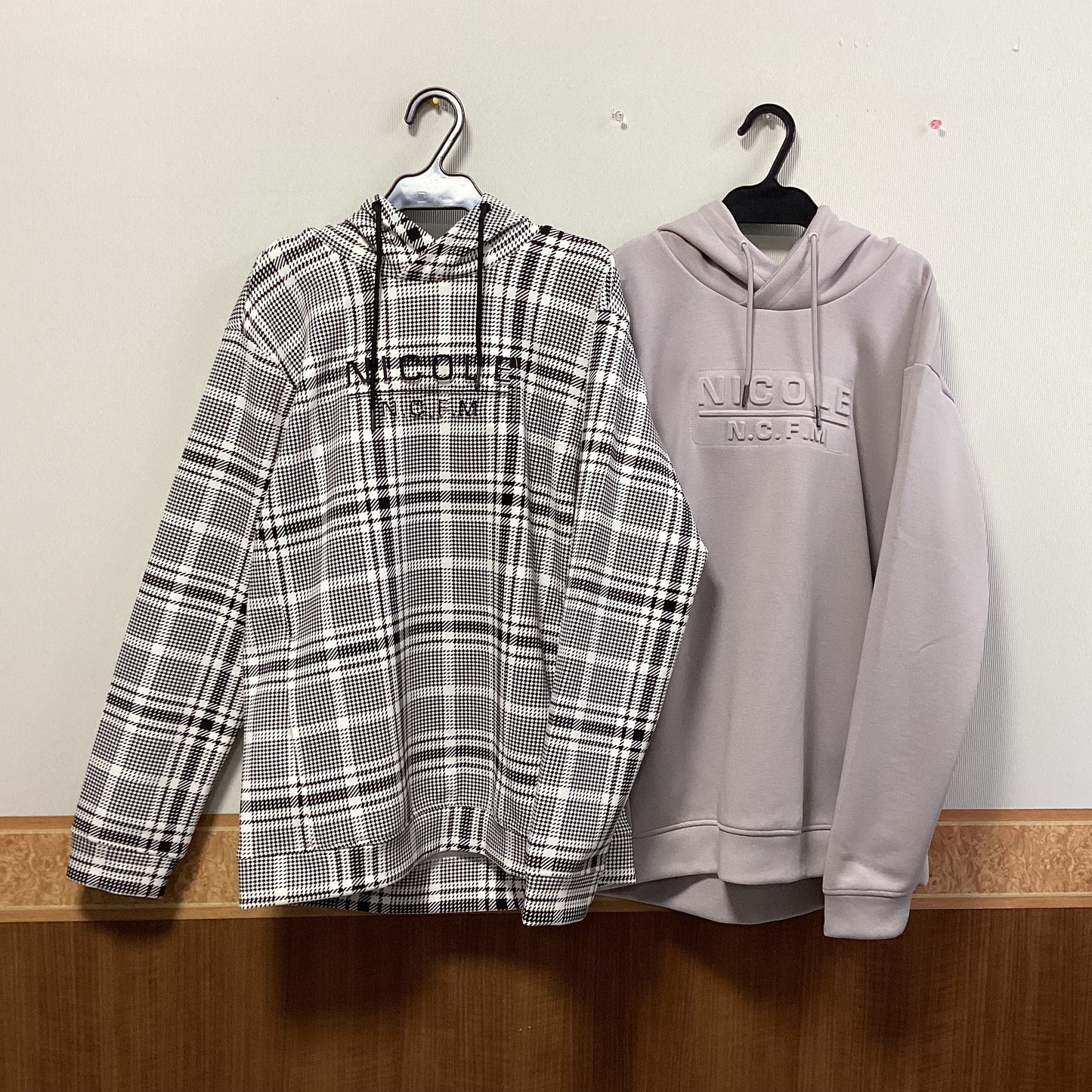 NICOLE CLUB FOR MEN ﾀﾞﾝﾎﾞｰﾙﾆｯﾄﾌｰﾃﾞｨ