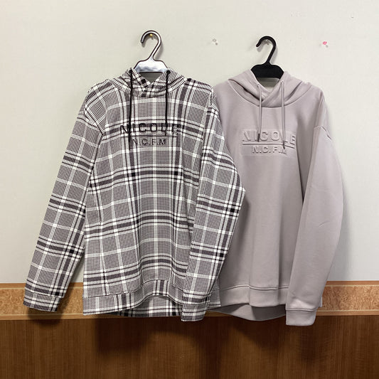 NICOLE CLUB FOR MEN ﾀﾞﾝﾎﾞｰﾙﾆｯﾄﾌｰﾃﾞｨ