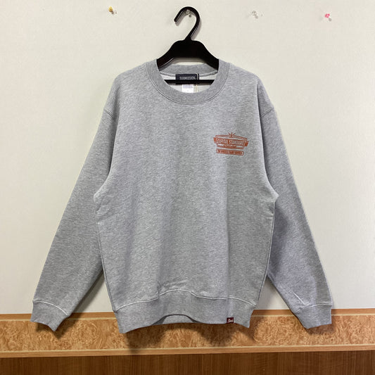 SUBMISSION 綿100%ﾌﾟﾘﾝﾄ長袖ｽｳｪｯﾄ