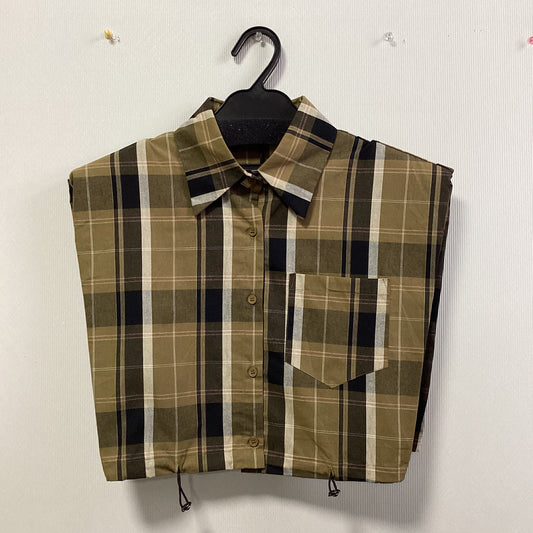 MICALLE MICALLE ﾁｪｯｸ柄ﾍﾞｽﾄ