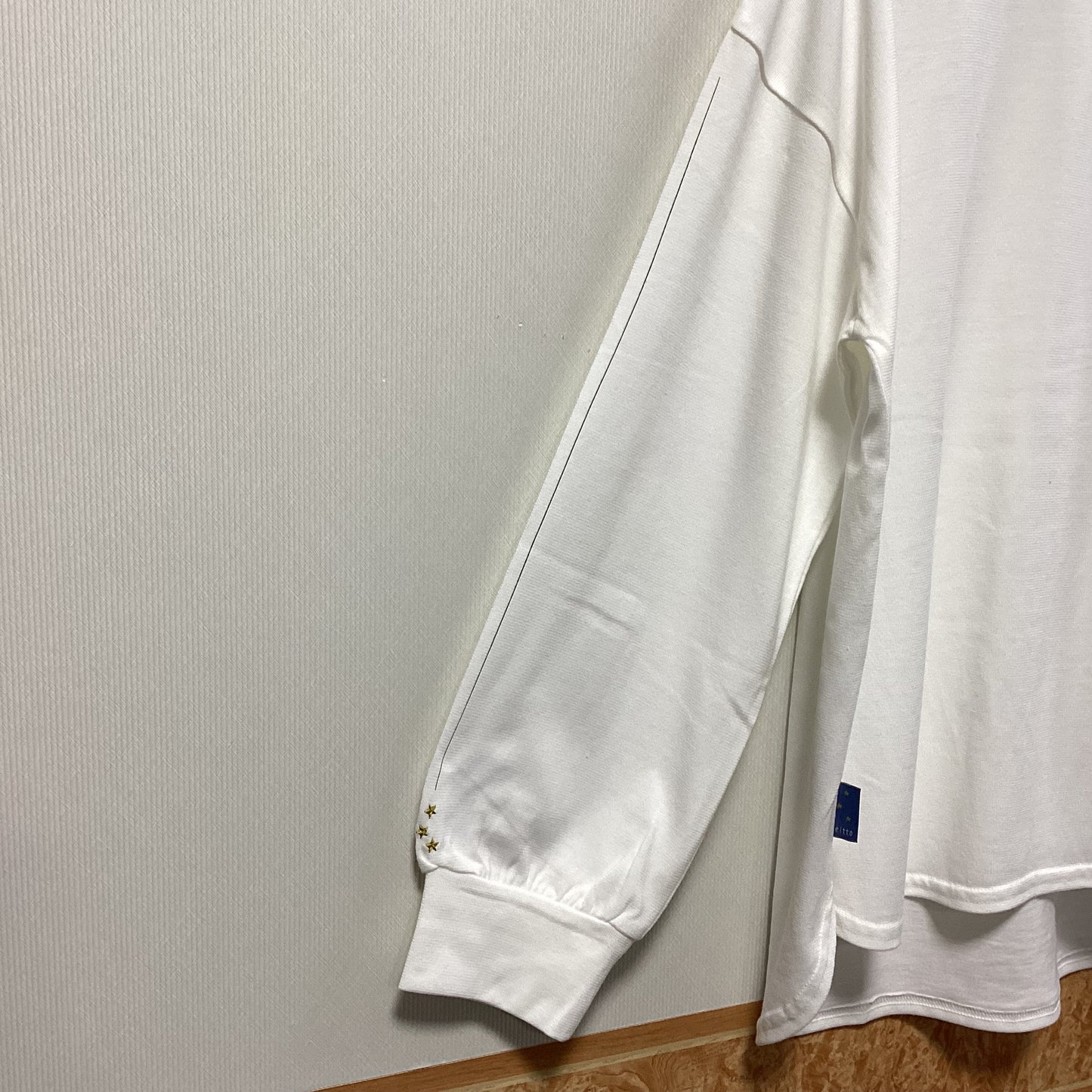 Keitto 流れ星ﾗｲﾝ袖ﾌﾟﾘﾝﾄPO