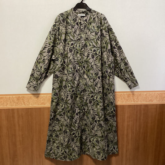RNAｰN 綿麻ﾎﾞﾀﾆｶﾙｼｬﾂﾜﾝﾋﾟｰｽ