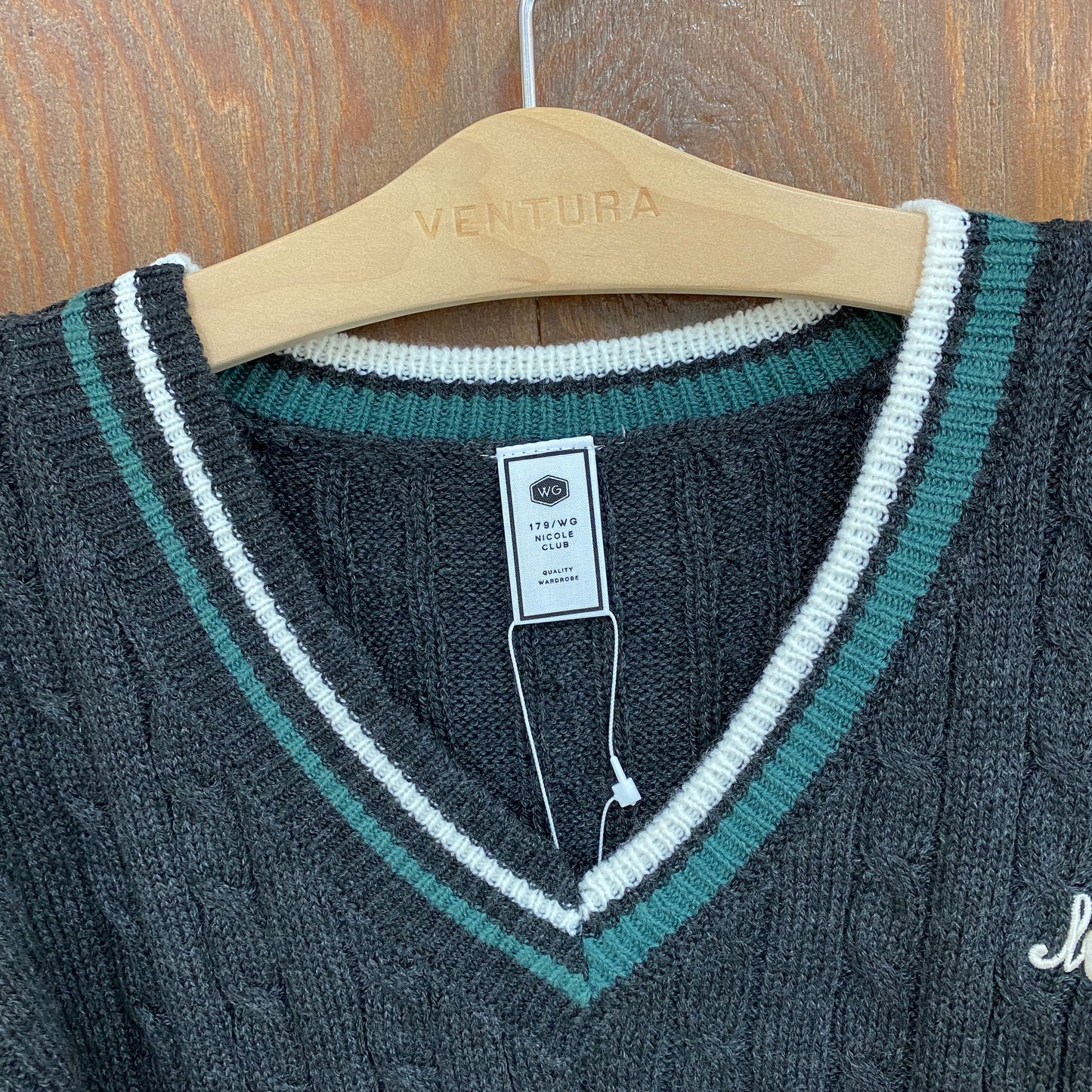 179/WG レイヤード風ニット