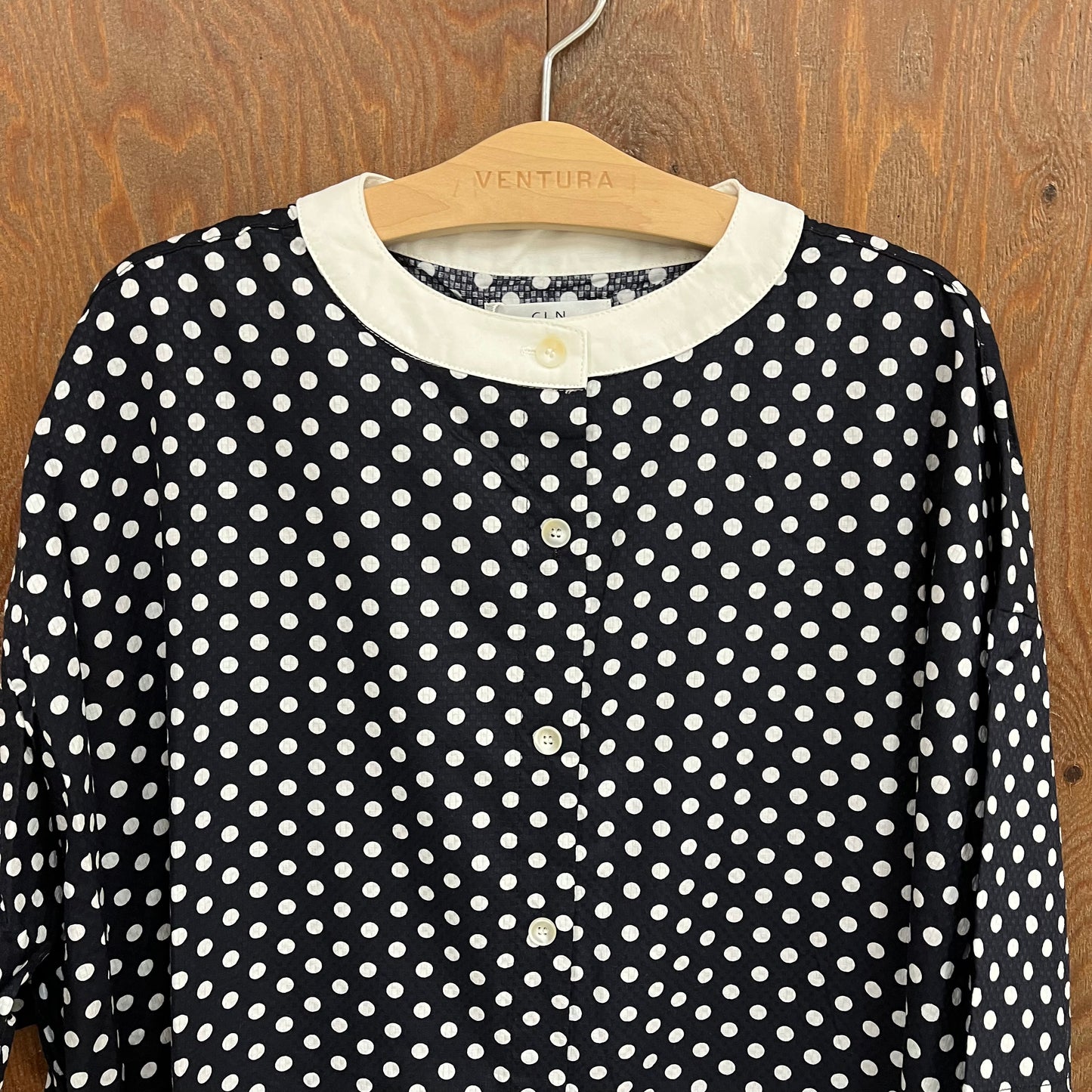 CLN ドット柄ワンピース