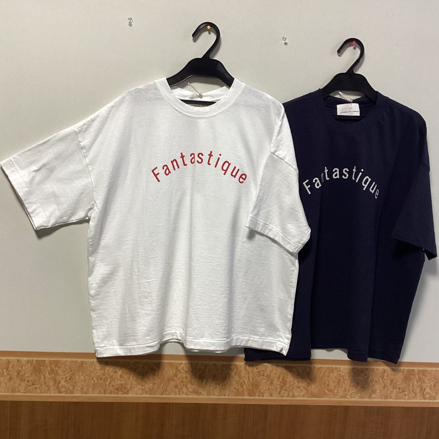 五分袖プリントTシャツ