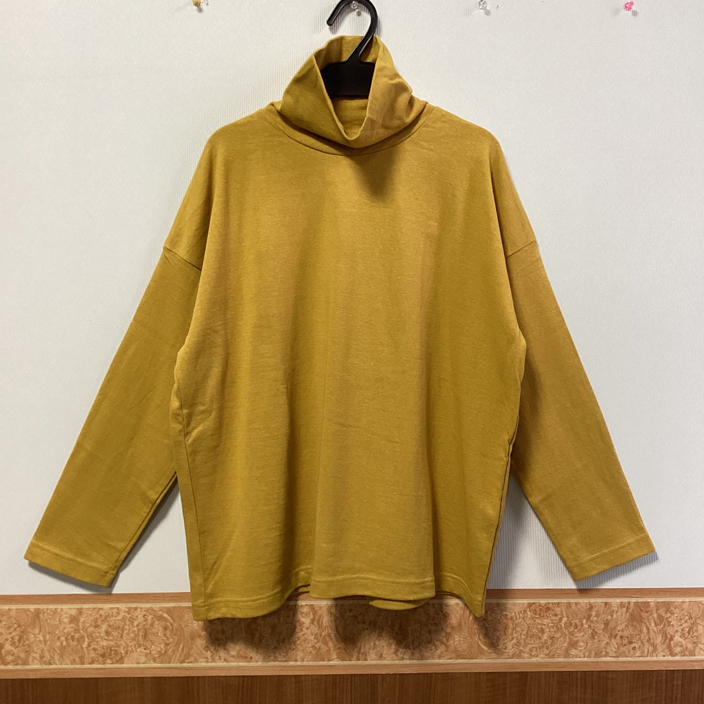 HEAVENLY 日本製綿100%タートルネックプルオーバー