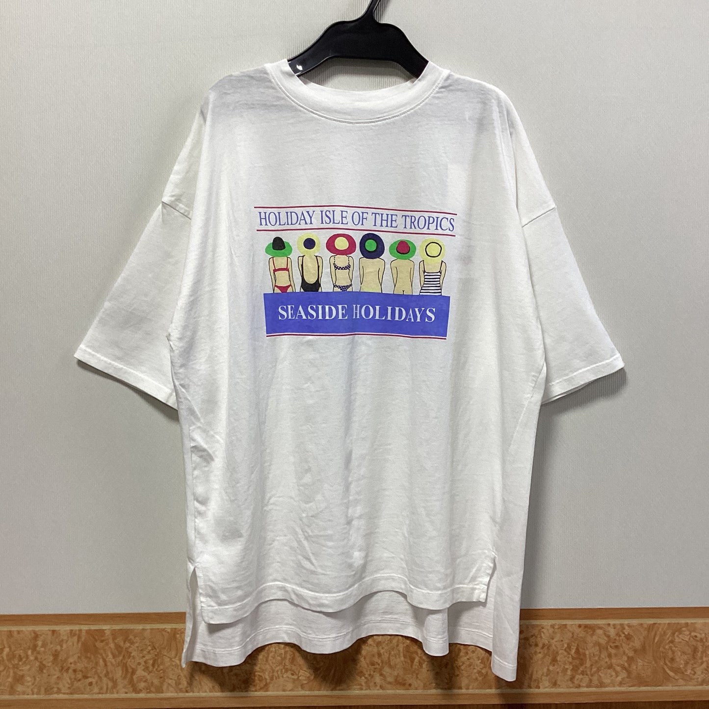 JOHNBULL 五分袖プリントTシャツ