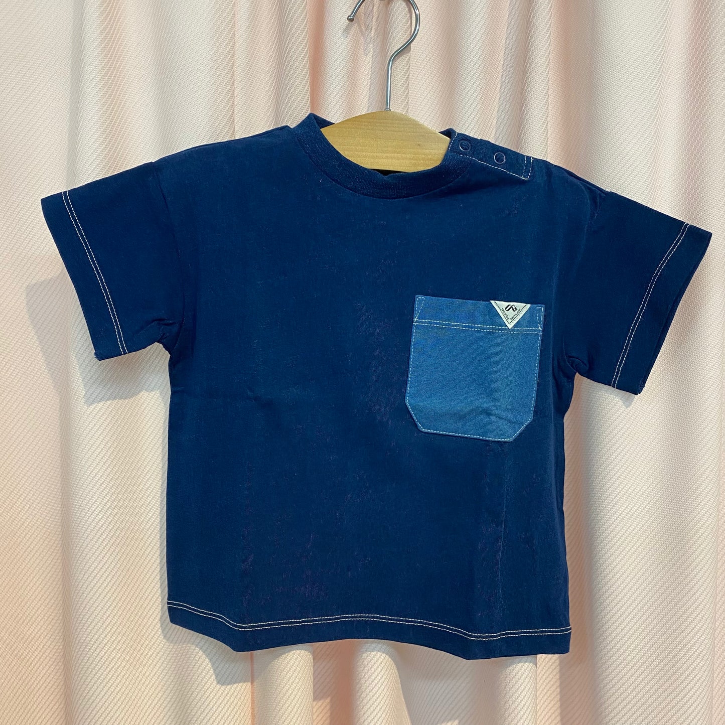OCEAN&GROUND キッズ デニムカラーTシャツ