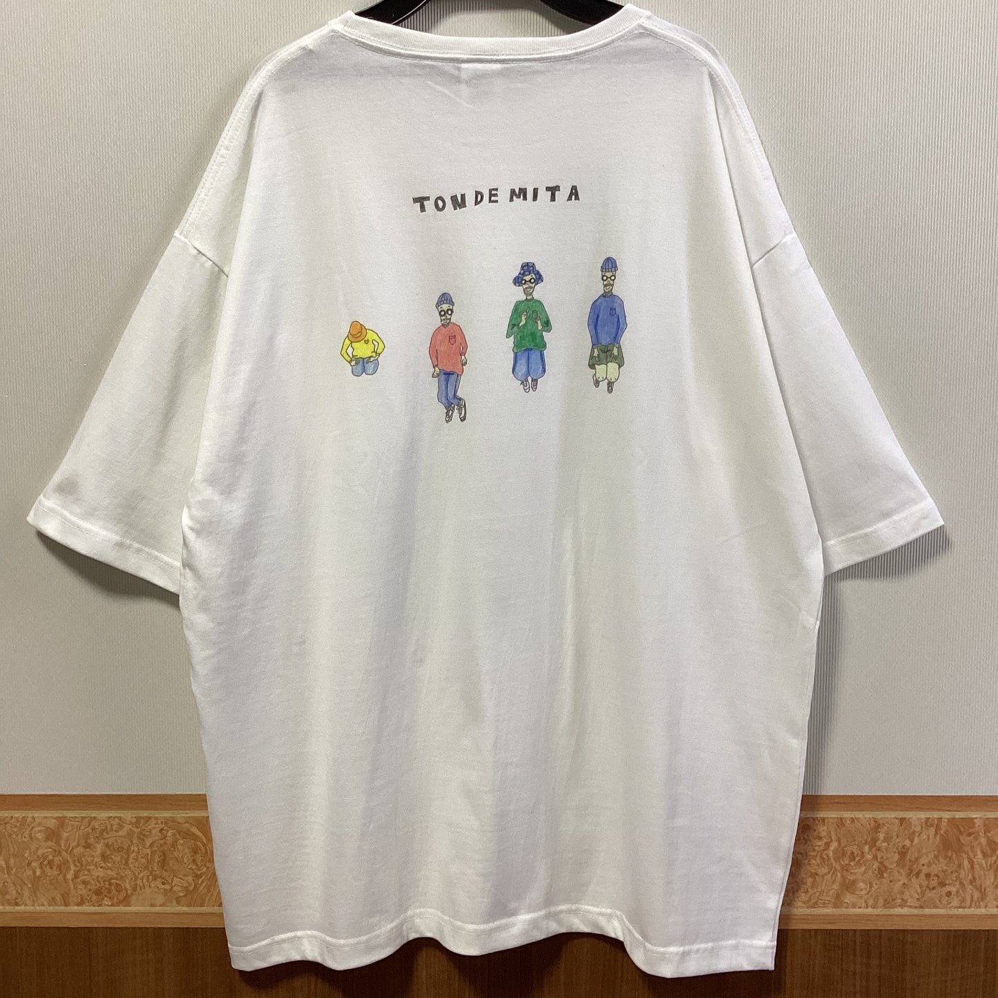 nappalm 七分袖プリントTシャツ