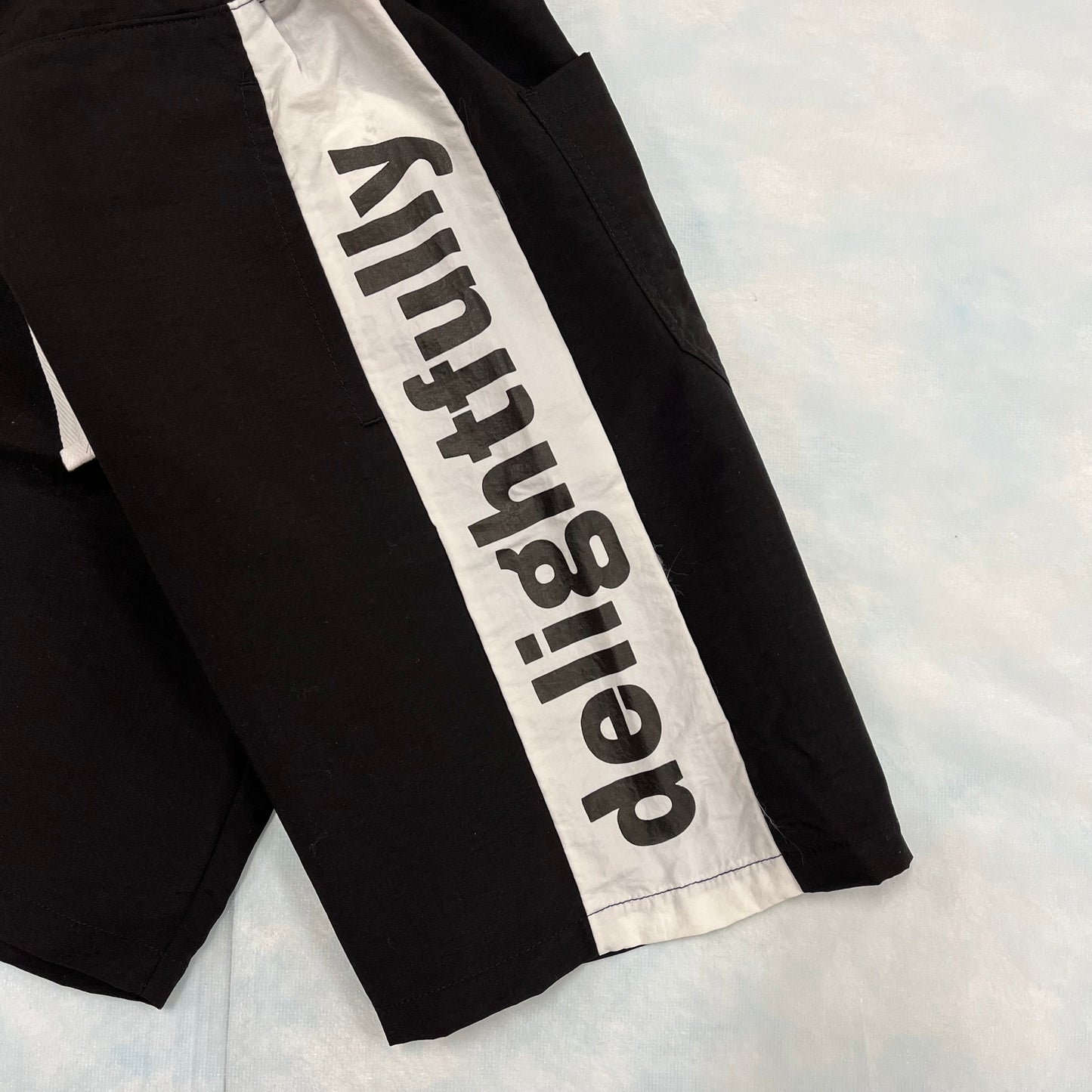 JEANSb キッズ 切り替えハーフパンツ
