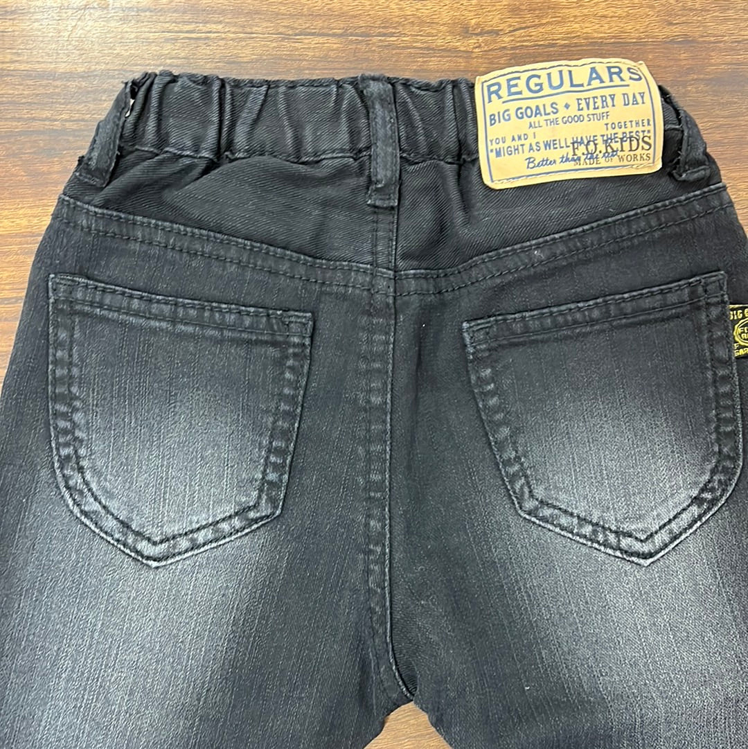 F.O.KID'S  ブラックデニムパンツ