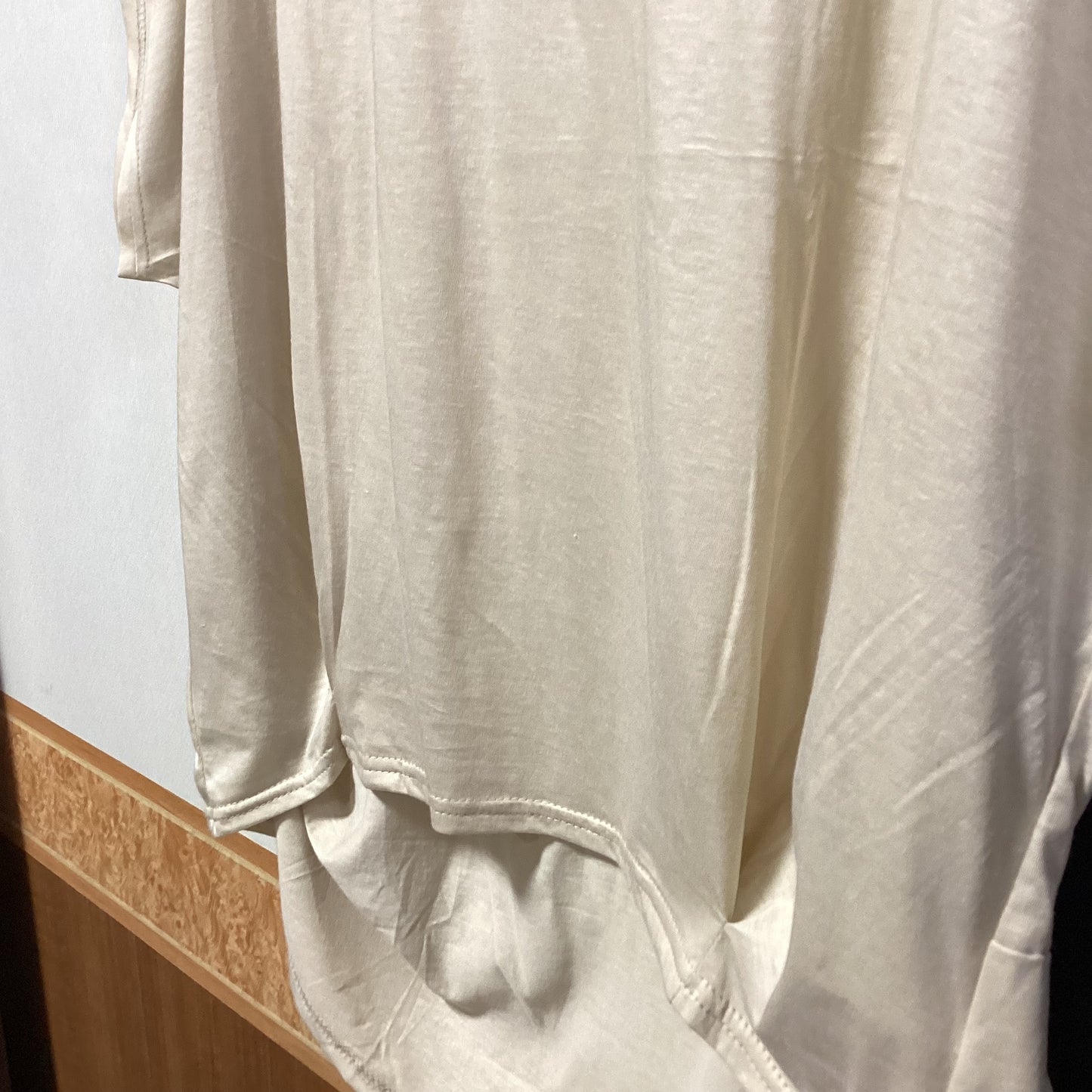NARU FACTORY 綿麻ﾌﾚﾝﾁｽﾘｰﾌﾞｶｯﾄｿｰ