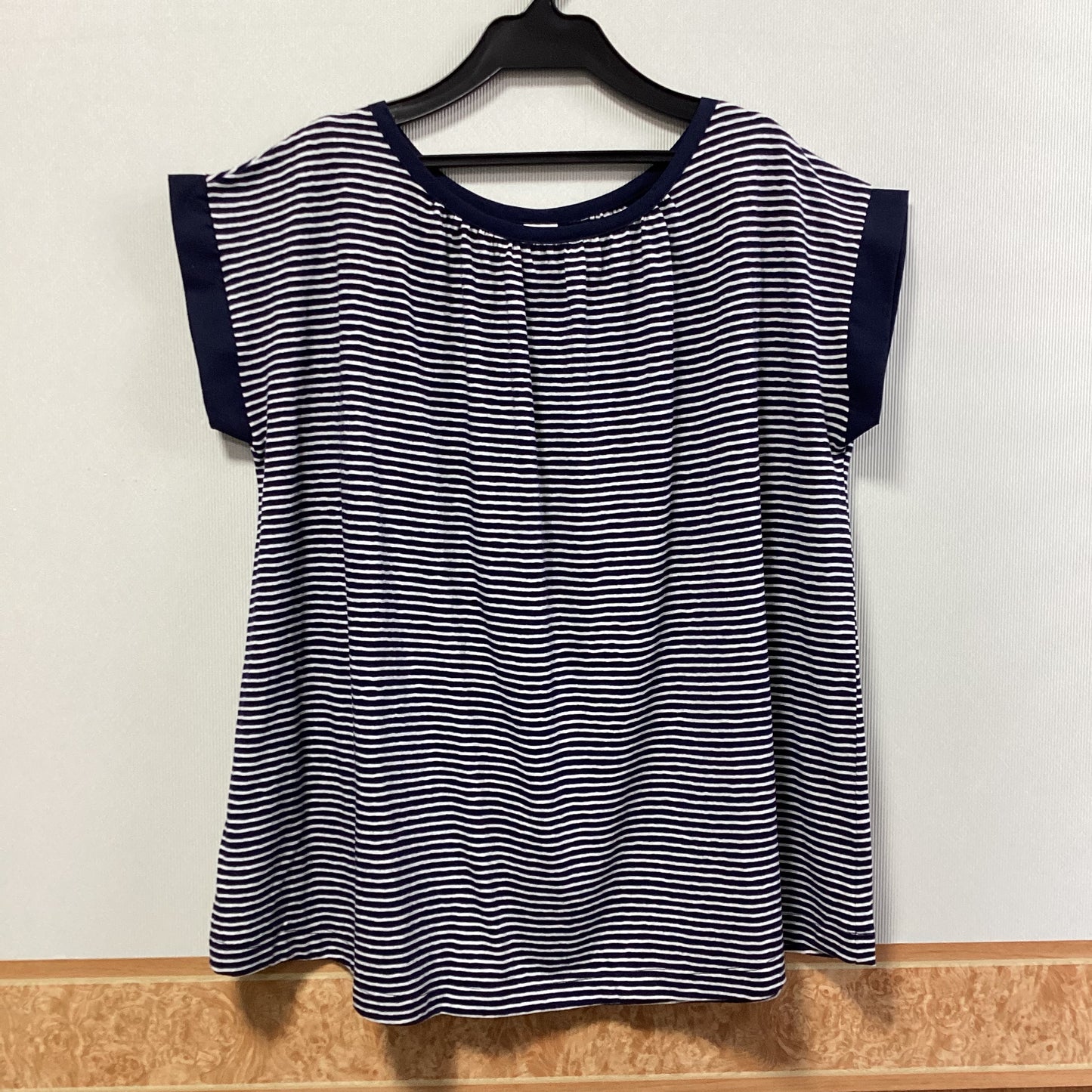 LILASIC ﾎﾞｰﾀﾞｰ柄ｷﾞｬｻﾞｰ入りｶｯﾄｿｰ