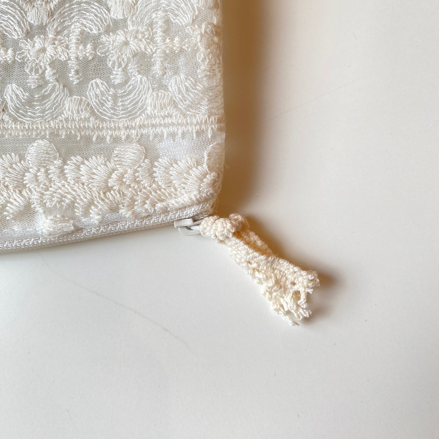 ワークオン　クリア刺繍ポーチ