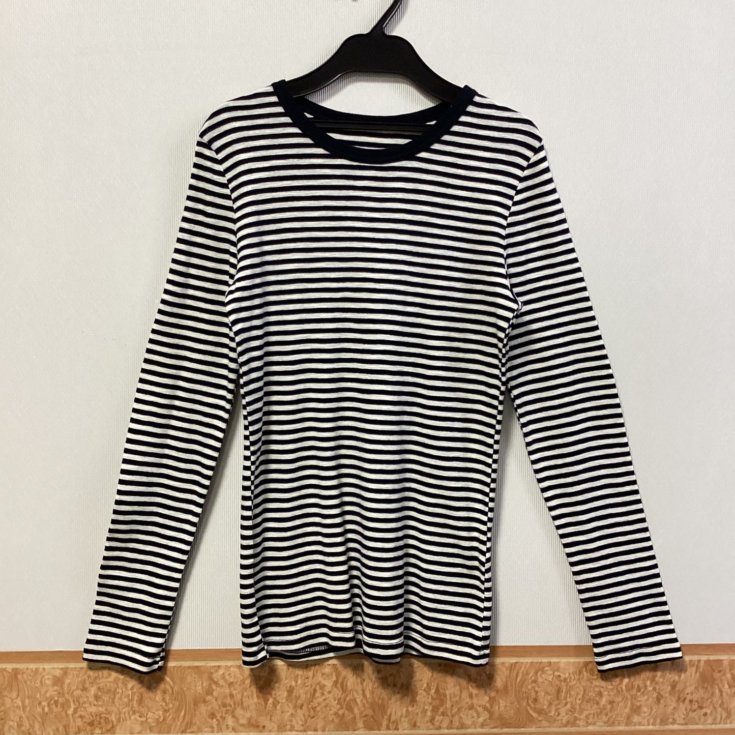 CUBE SUGAR 綿100%ﾎﾞｰﾀﾞｰ長袖Tｼｬﾂ