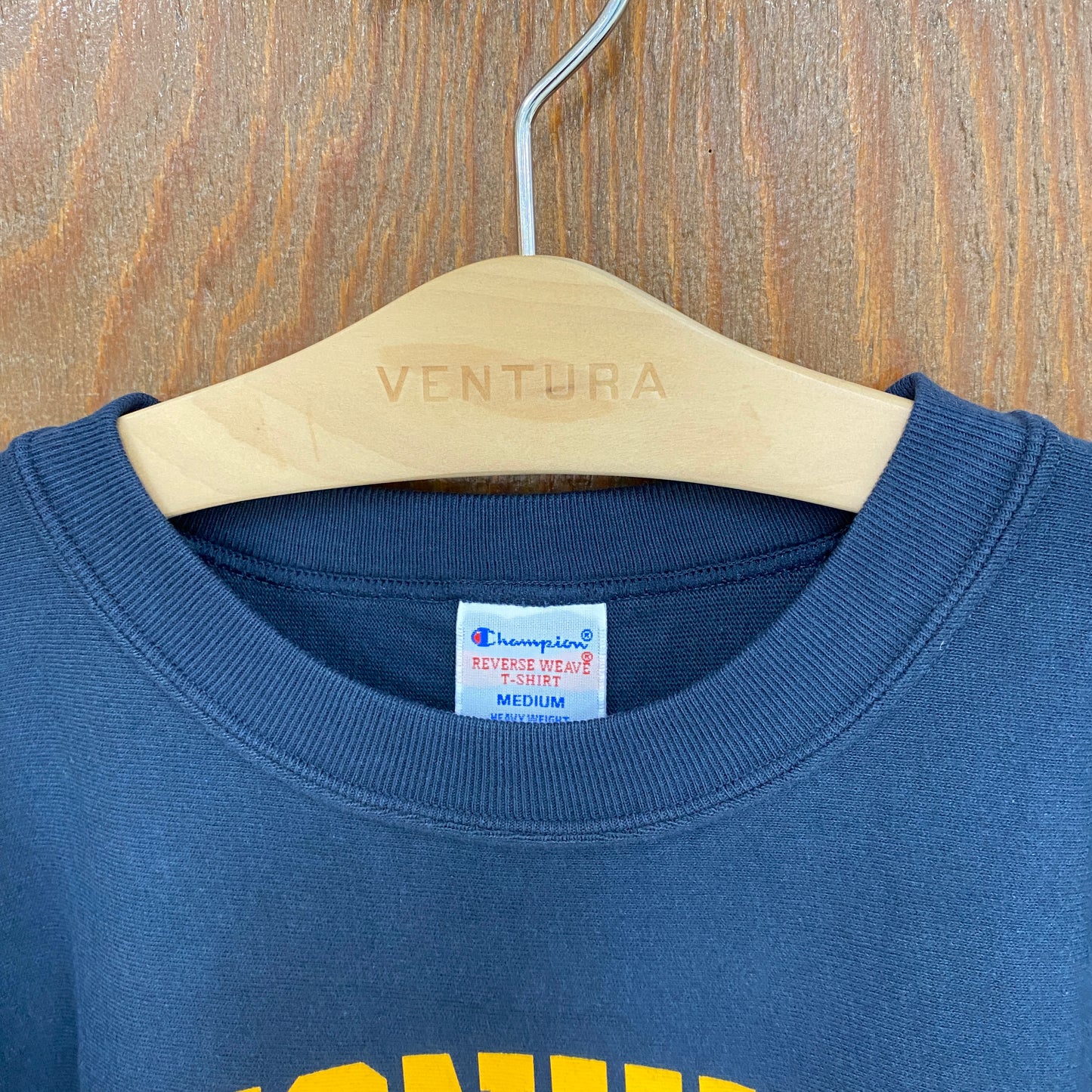 Champion 文字ロゴ半袖Tシャツ
