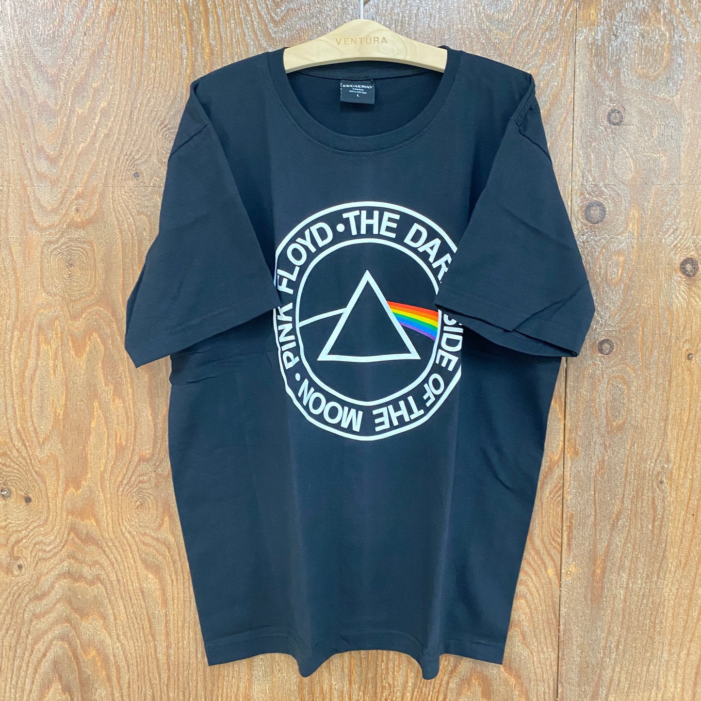 BROADWAY 綿100%プリントTシャツ