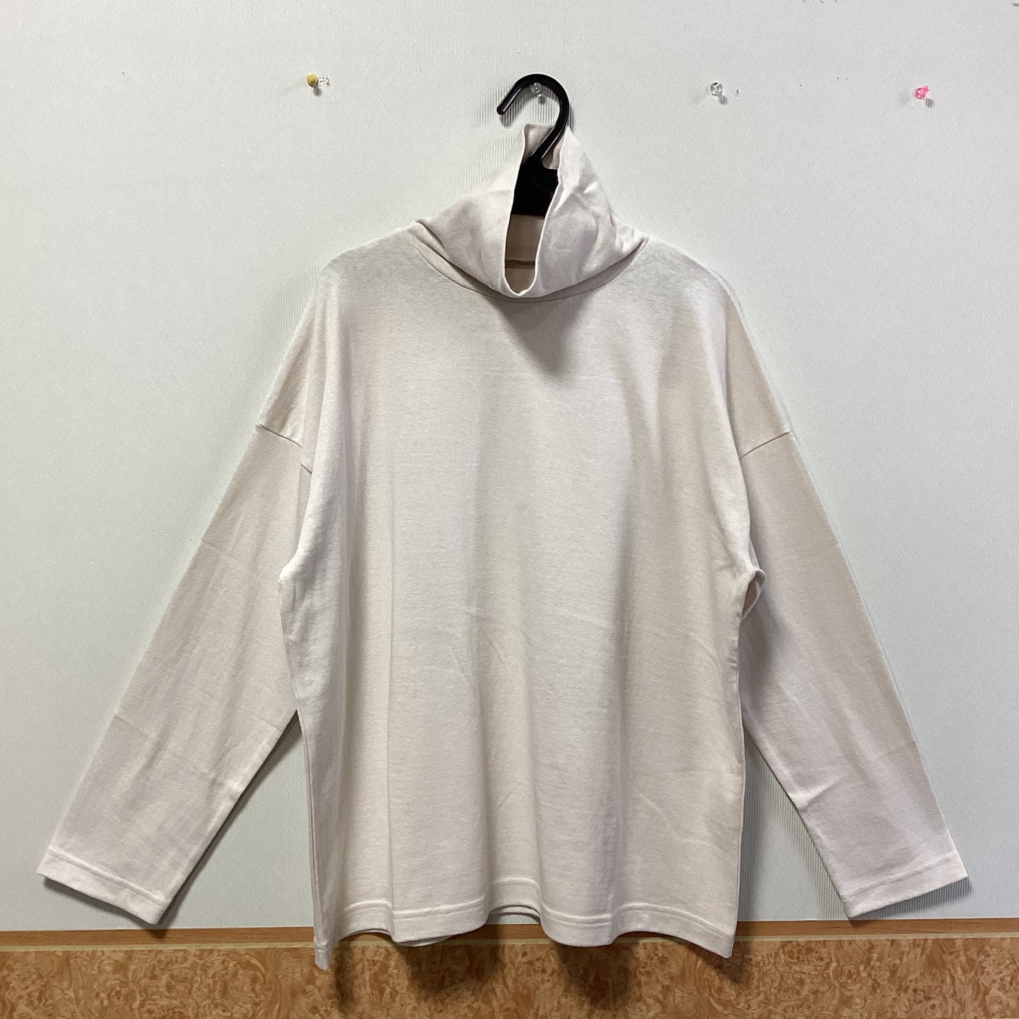 HEAVENLY 日本製綿100%タートルネックプルオーバー