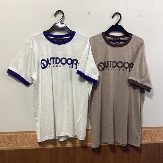 OUTDOOR®︎ 半袖ﾘﾝｶﾞｰTｼｬﾂ
