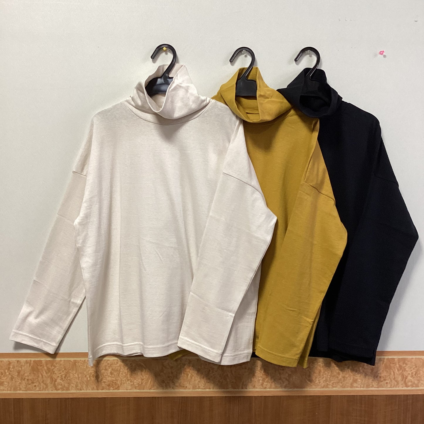 HEAVENLY 日本製綿100%タートルネックプルオーバー