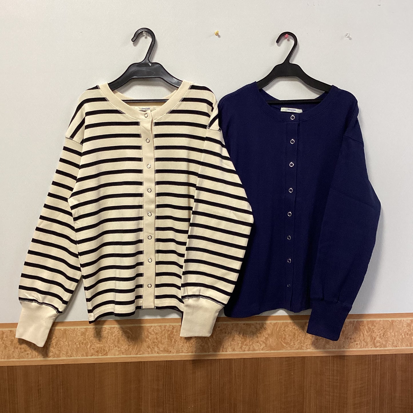 Grand PARK 綿100%長袖ｶｰﾃﾞｨｶﾞﾝ