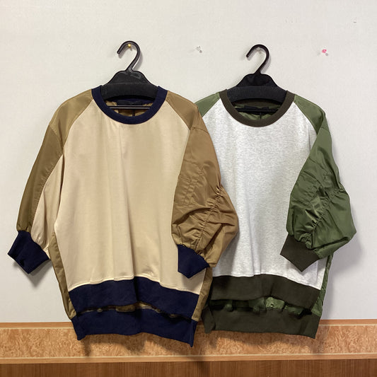 MICALLE MICALLE異素材切替ｶｯﾄｿｰ