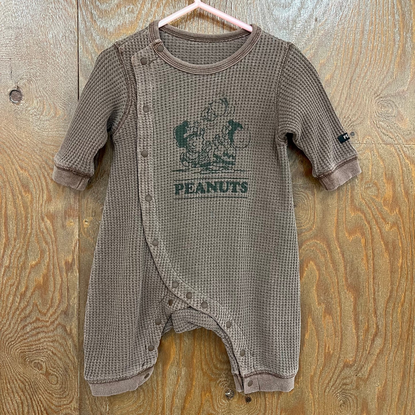 F.O.KID'S✕Peanuts ワッフル長袖カバーオール