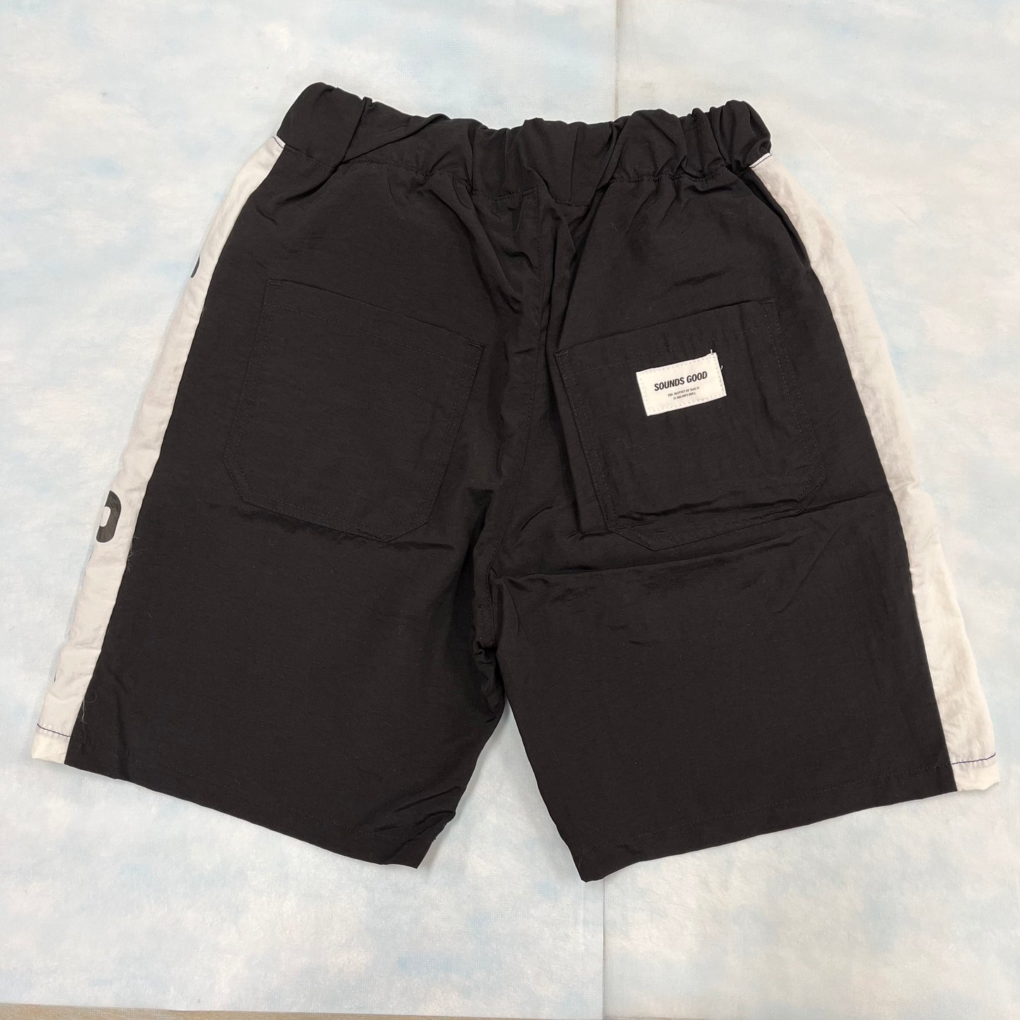 JEANSb キッズ 切り替えハーフパンツ