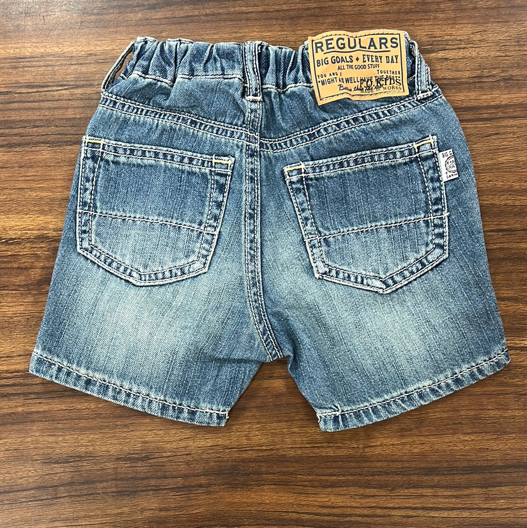 F.O.KID'S ウォッシュ加工デニムハーフパンツ